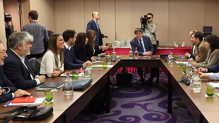 Telediario 2 - PSOE y Junts enfrían las expectativas de un acuerdo de investidura inminente