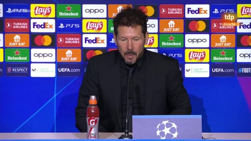 Simeone, sobre el partidazo de Griezmann: "Nació para jugar en el Atlético de Madrid" - ver ahora