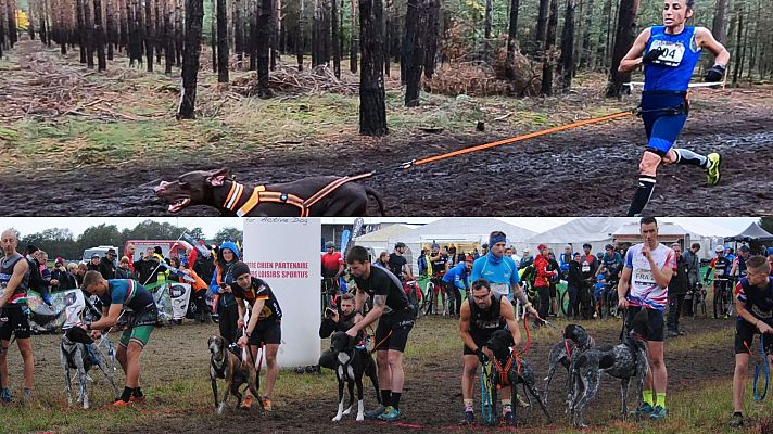 Deportes de invierno - Olga Álvarez y Andoni Isusi explican el canicross para RTVE.es