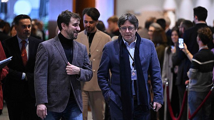 Telediario 1 - El PSOE ve posible la investidura de Sánchez y sigue negociando "intensamente" con Junts