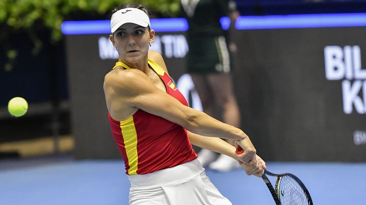 Tenis - Rebeka Masarova tras su derrota en el primer punto: "He estado lejos de mi mejor nivel"