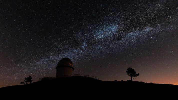 Telediario 2 - Un supertelescopio en Teruel crea el mayor mapa del cosmos