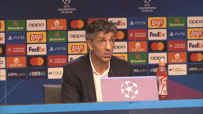 Champions League - Imanol Alguacil: "Hemos emocionado no solo a los aficionados de la Real Sociedad, sino a todos los que les gusta el fútbol"