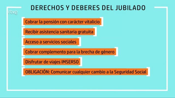 Aquí hay trabajo - Derechos y deberes de los jubilados