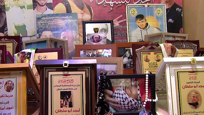 Telediario 1 - Familiares de las víctimas de Gaza viven el reflejo de la guerra desde Cisjordania