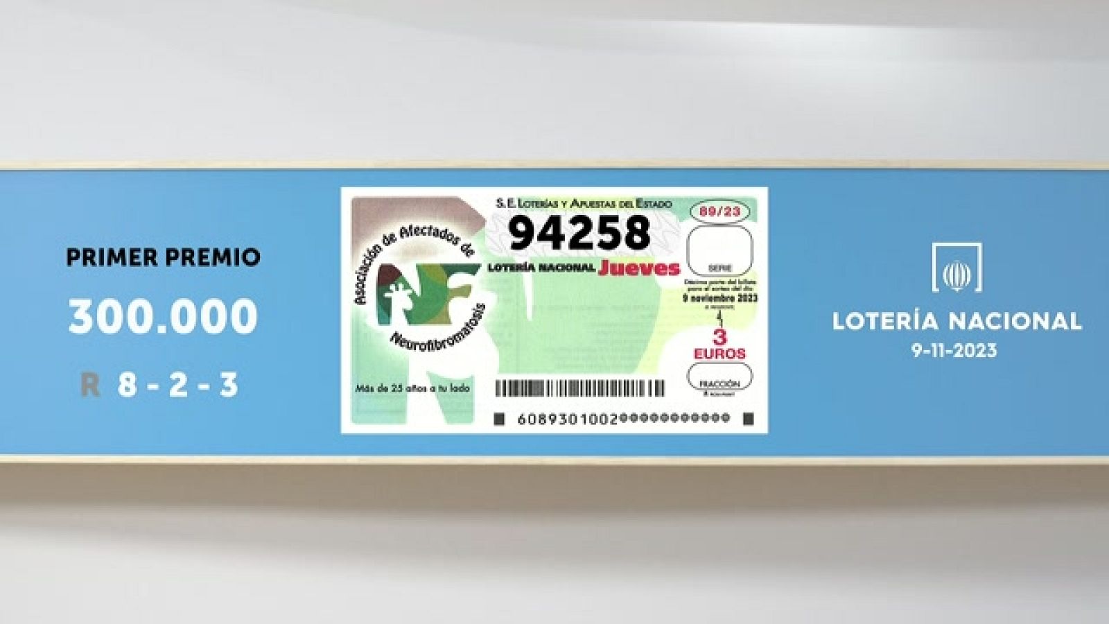 Sorteo de la Lotería Nacional del 09/11/2023 - Ver ahora