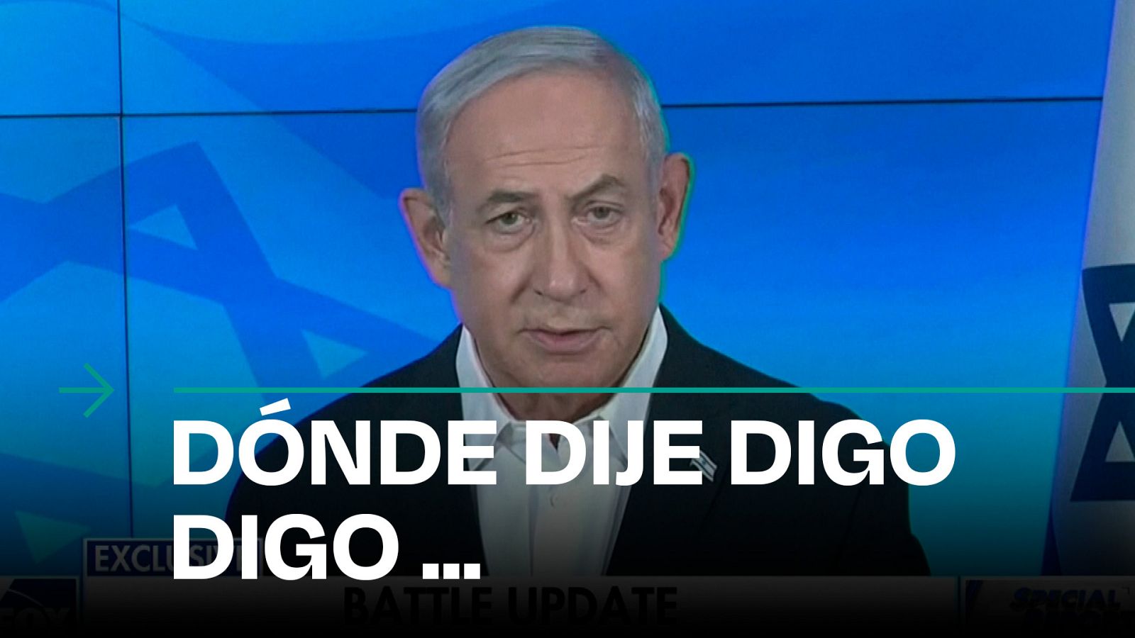 Netanyahu rectifica y asegura que no ocupará la Franja