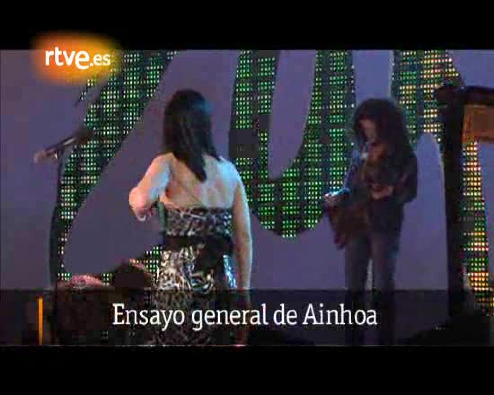 Eurovisión 2010 - Ensayo de Ainhoa Cantalapiedra