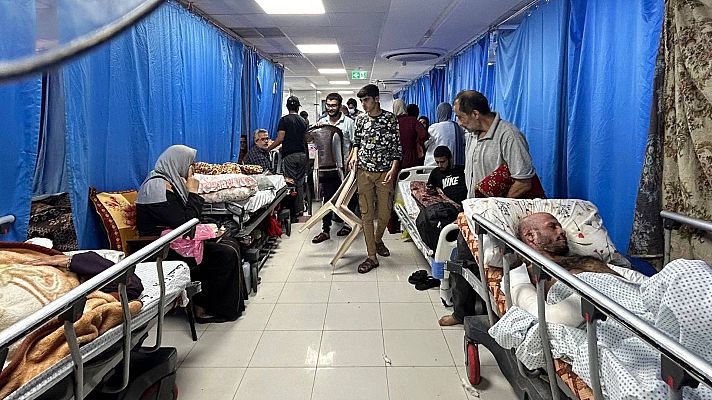 Telediario 1 - Israel bombardea hospitales y carreteras de evacuación en Gaza