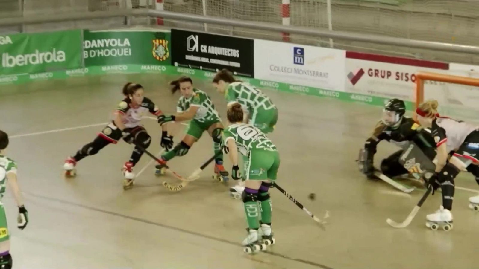 Hockey patines - OK Liga Iberdrola, 8ª jornada: Cerdanyola CH Fenie Energia - Martinelia Manlleu - ver ahora