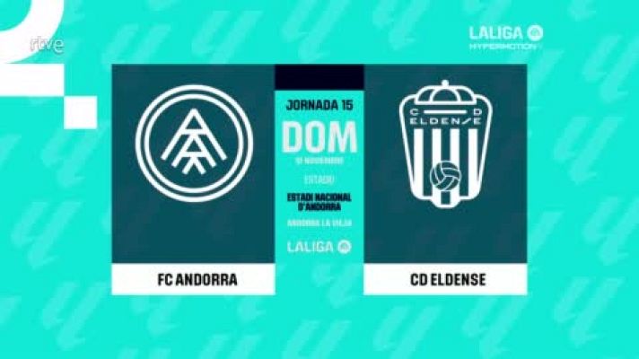 Resúmenes de LaLiga - Andorra - Eldense: resumen del partido de la 15ª jornada