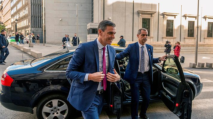 Telediario Fin de Semana - Arranca una semana política marcada por el registro de la ley de amnistía y la investidura de Pedro Sánchez