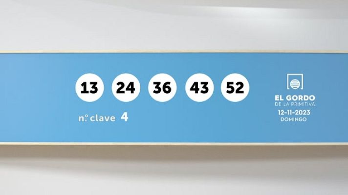 SELAE - Sorteo de la Lotería Gordo de la Primitiva del 12/11/2023