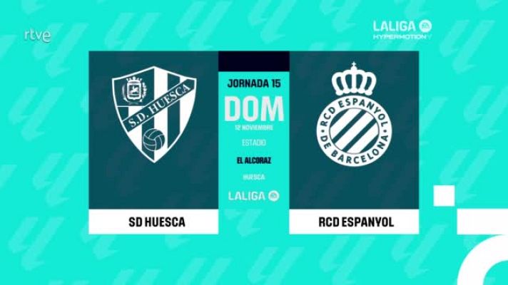 Resúmenes de LaLiga - Huesca - Espanyol: resumen del partido de la 15ª jornada
