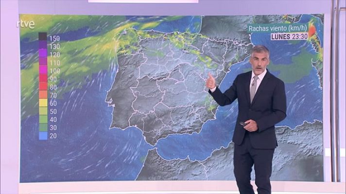 El tiempo - Precipitaciones persistentes en el oeste de Galicia