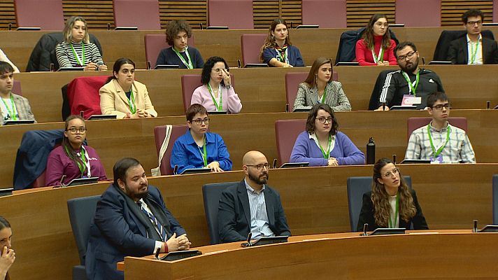 L'informatiu - Comunitat Valenciana - Els més joves aprenen els mecanismes de la política valenciana