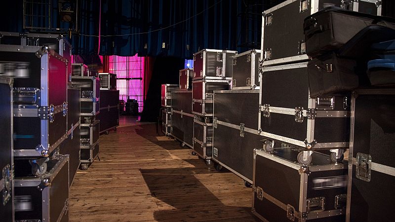 Todo listo en el 'backstage' para la gala de los Latin Grammy en Sevilla