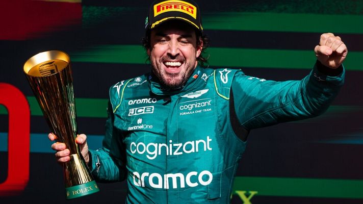 Telediario 1 - Fernando Alonso: "La prioridad es ganar e intentar el tercer título"