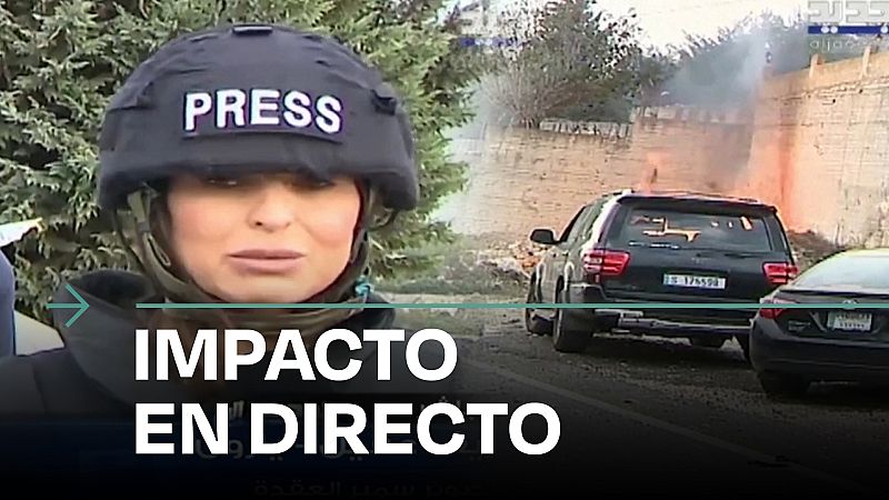 Dos misiles israelís impactan cerca de periodistas en el sur de Líbano