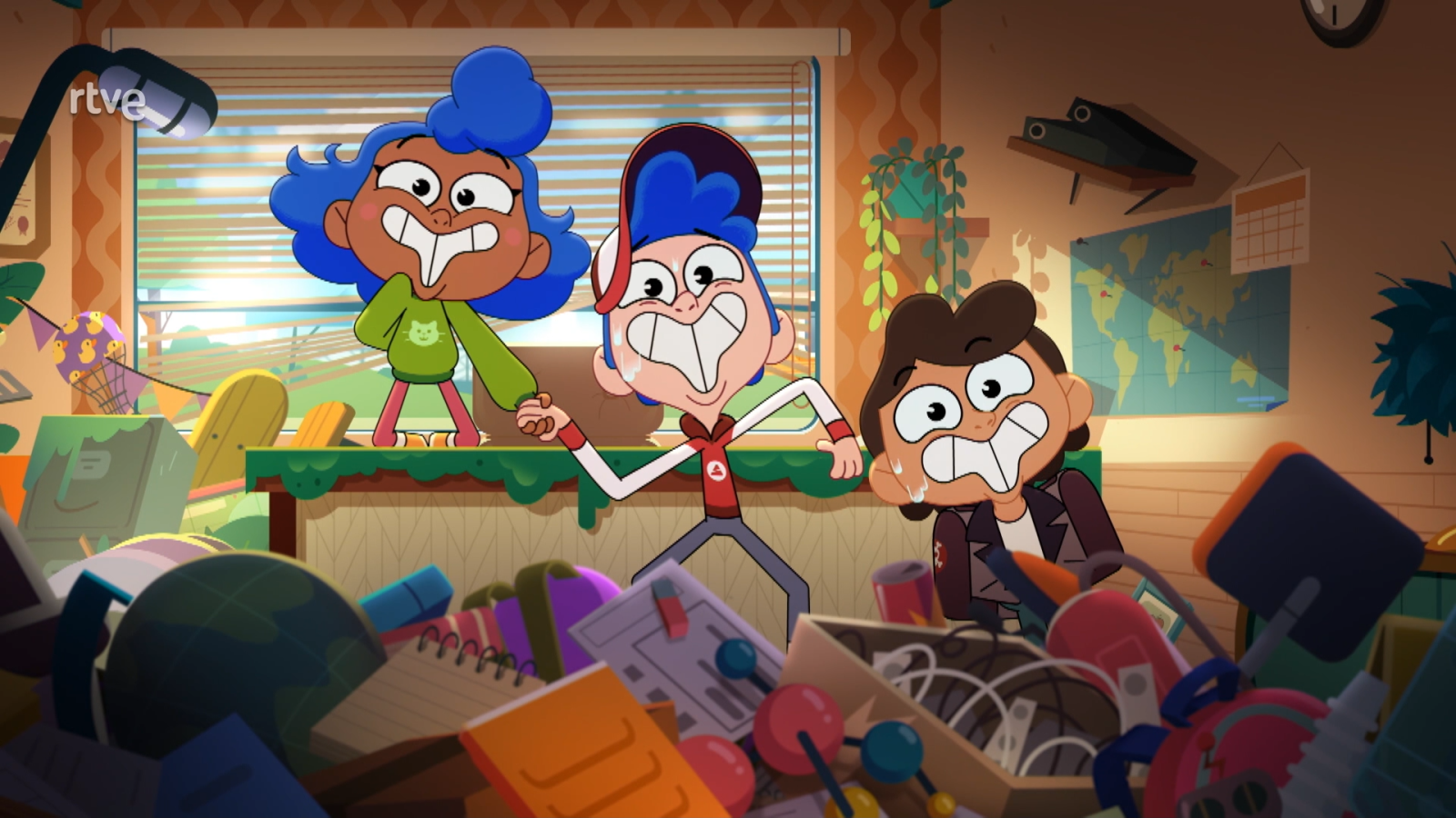 Una situación pegajosa - Héroes a medias | Ver