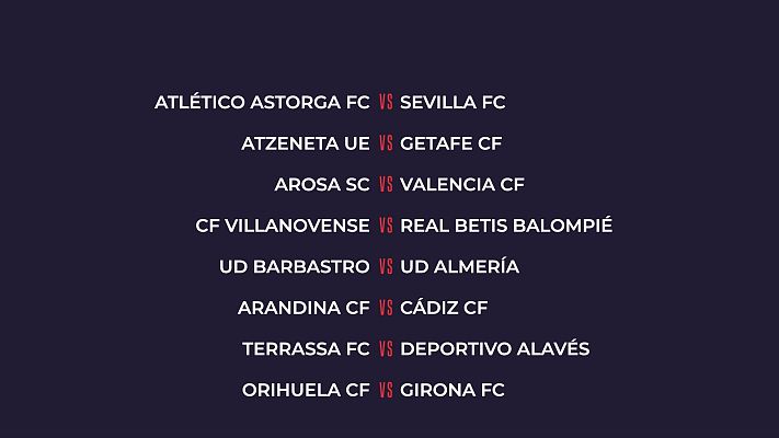 Copa del Rey - Astorga, Arosa y Cayón se llevan los 'gordos' del Sorteo de la Copa del Rey