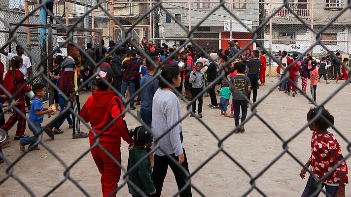 Telediario 1 - Decenas de menores, entre los 114 españoles evacuados de Gaza