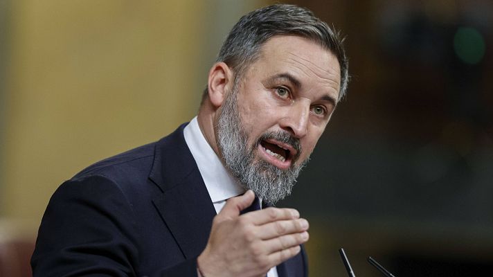Telediario 2 - Abascal acusa a Sánchez de dar un golpe de Estado en un debate marcado por la amnistía