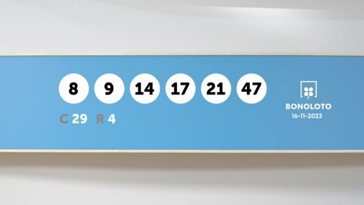 SELAE - Sorteo de la Lotería Primitiva y Joker del 16/11/2023