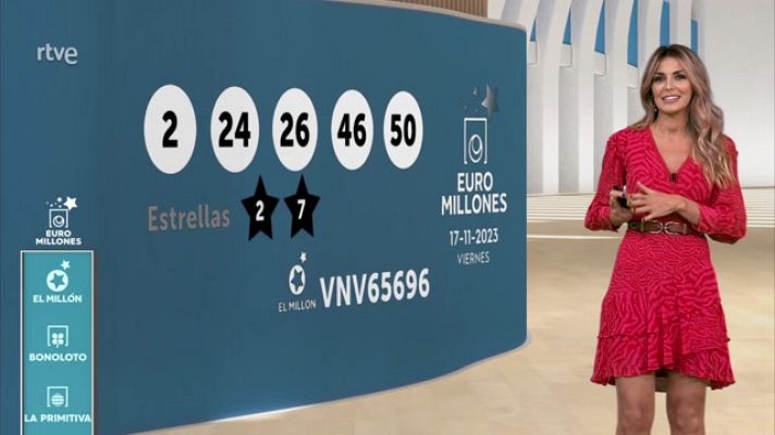Loterías - Sorteo de la Bonoloto y Euromillones del 17/11/2023