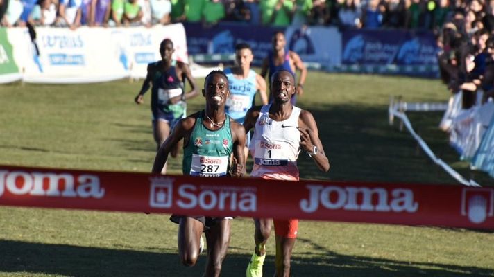 Atletismo - ¡Final de 'foto finish'!: Kwizera se llevó el cross de Soria en un final en el que levantó las manos antes de tiempo