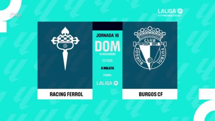 Resúmenes de LaLiga - Racing Ferrol - Burgos: resumen del partido de la 16ª jornada | Segunda