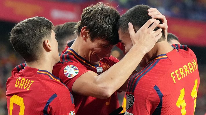 Fútbol - Le Normand se estrena como goleador de la selección con un cabezazo ante Georgia