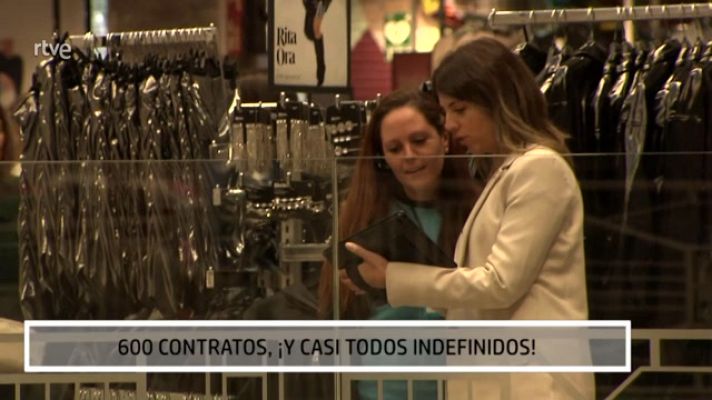 Aquí hay trabajo - 600 empleos, casi todos indefinidos en cadena de moda