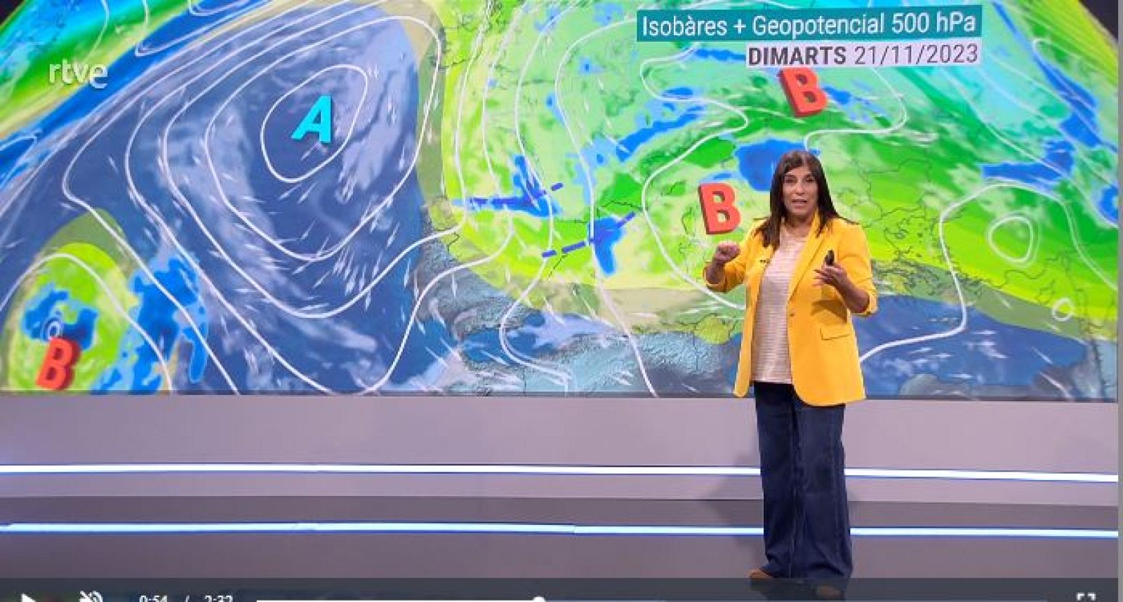 El Temps (20/11/2023) - Torna la tardor amb vent, neu i fresca