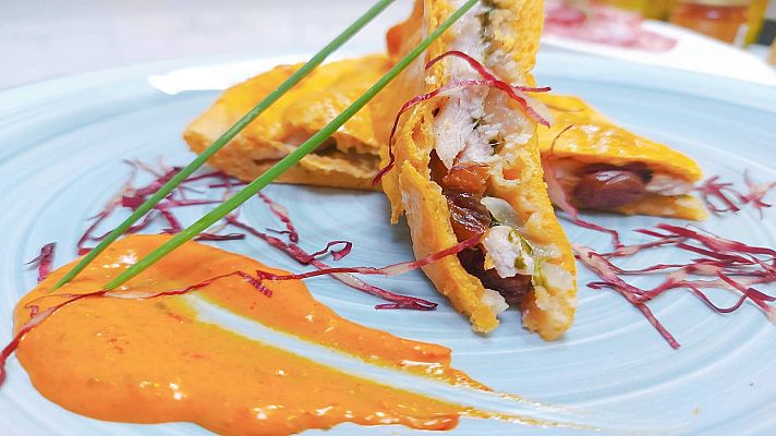 Saber vivir - Receta de empanada de cerdo con espinacas y pasas
