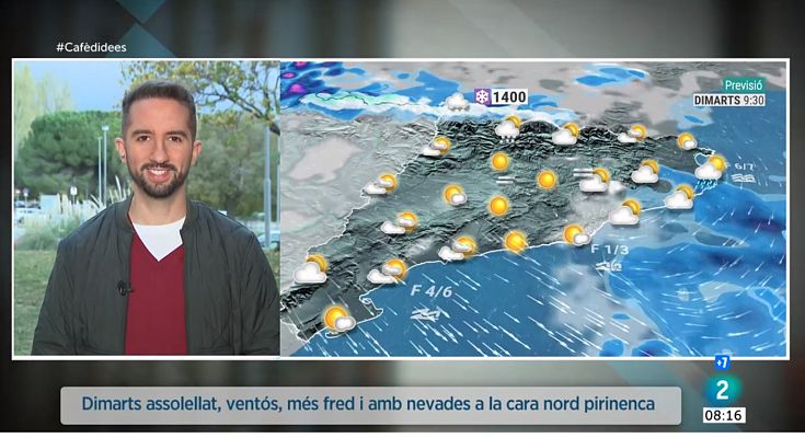 El temps - Fortes ventades, més fred i nevades al Pirineu