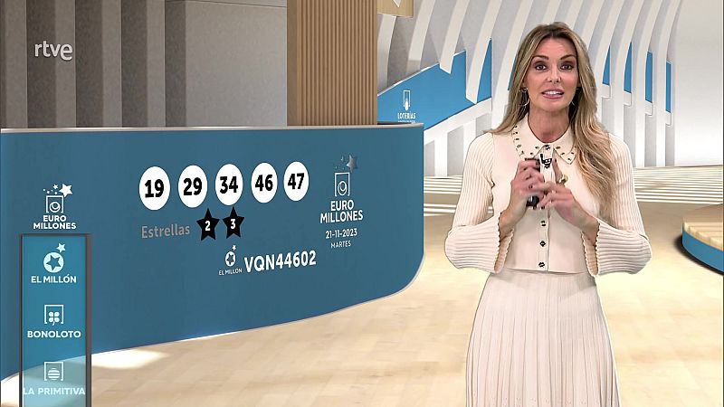 Sorteo de la Bonoloto y Euromillones del 21/11/2023