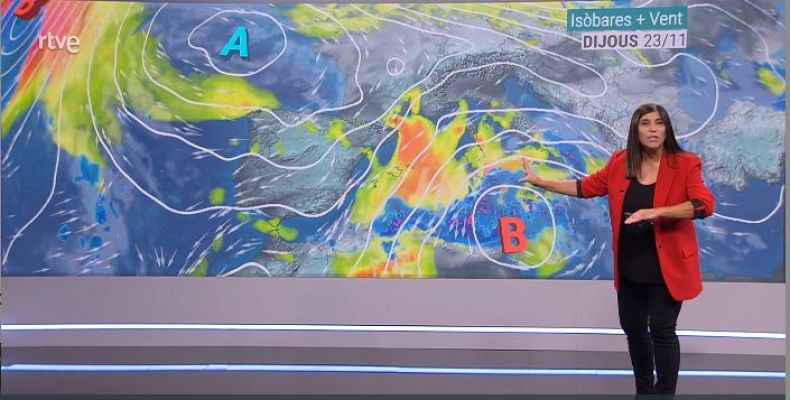 El temps - Dimecres de vent, mala mar i neu al Pirineu