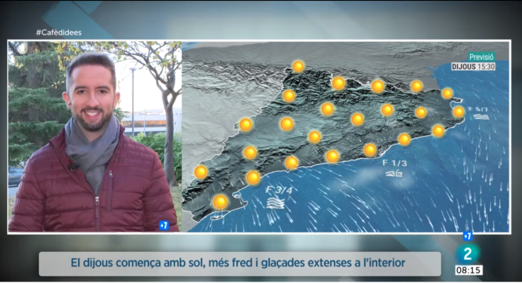 El temps - Dijous radiant, fred i encara amb vent i onatge