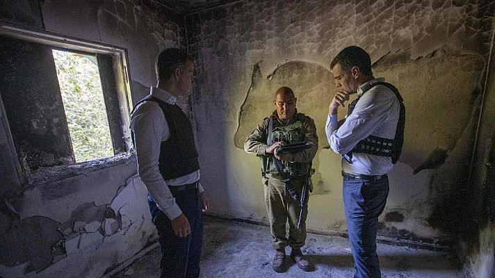 Telediario 2 - Sánchez defiende en Israel que la respuesta a Hamás no implique "la muerte de miles de niños"