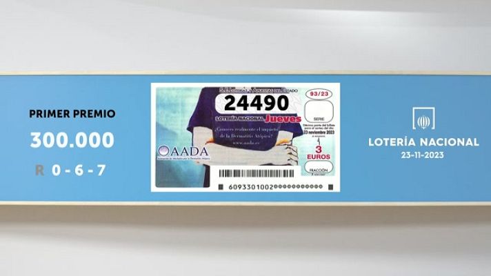 SELAE - Sorteo de la Lotería Nacional del 23/11/2023