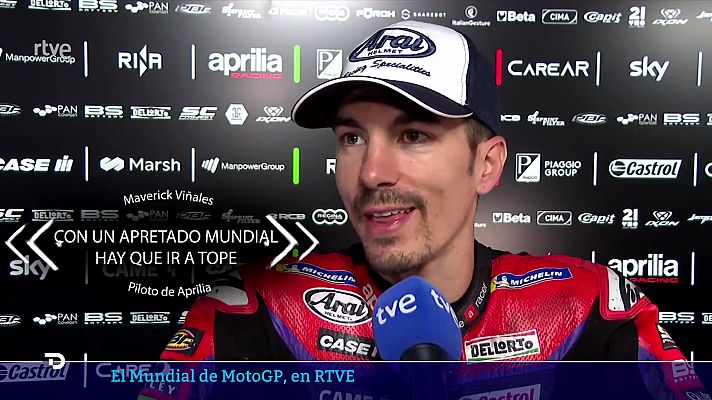 Telediario Fin de Semana - Los compatriotas y rivales de Jorge Martín analizan sus opciones por el título de MotoGP