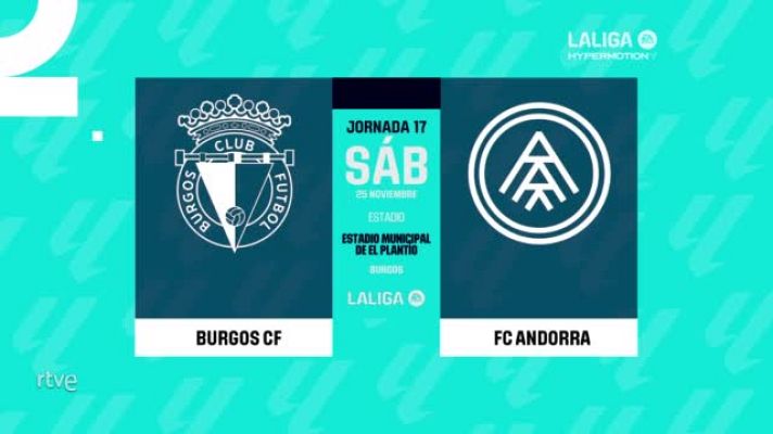 Resúmenes de LaLiga - Burgos - Andorra: resumen del partido de la 17ª jornada