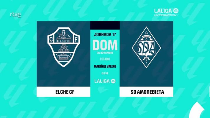 Resúmenes de LaLiga - Elche - Amorebieta: resumen del partido de la 17ª jornada | Segunda