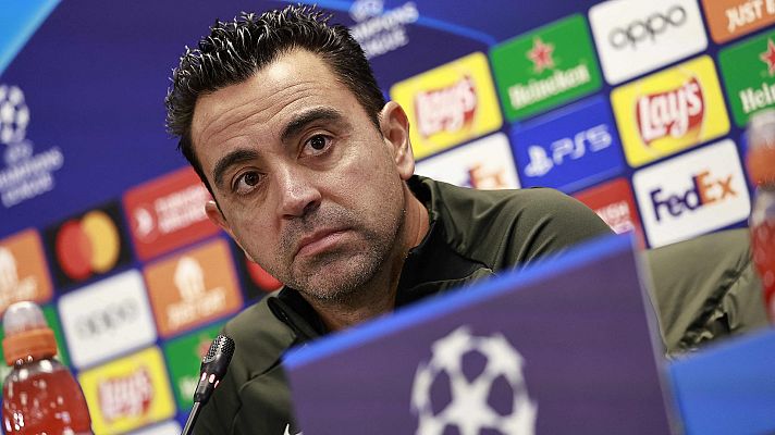 Telediario 1 - Xavi siente que el partido contra el Oporto es "supertrascendente" y lamenta la mala suerte con los arbitrajes de la Liga