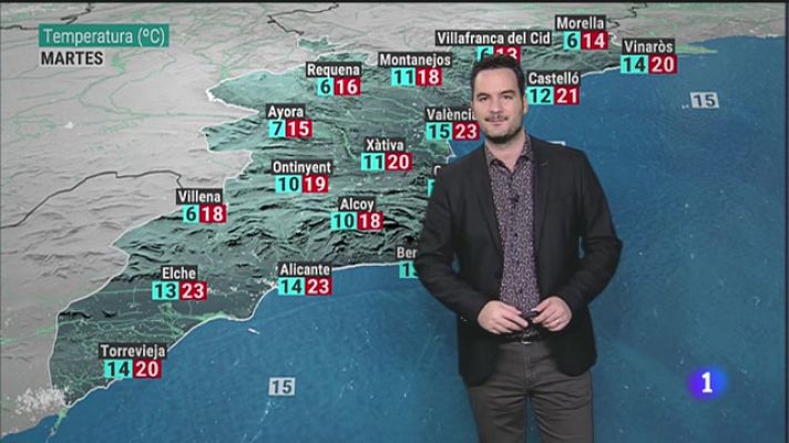 L'informatiu - Comunitat Valenciana - El tiempo en la Comunitat Valenciana 27/11/23