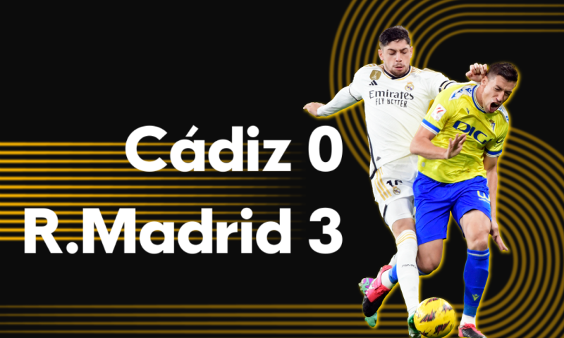 Cádiz CF 0 - R.Madrid 3 - Ver ahora