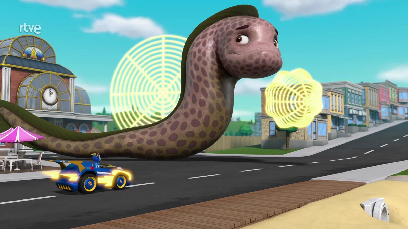 La superpatrulla detiene a una superanguila - La patrulla canina | Ver