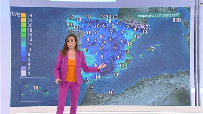 El tiempo - Intervalos de viento fuerte o con rachas muy fuertes en el bajo Ebro y Baleares
