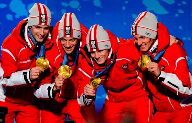  - Austria domina en el salto de esquí